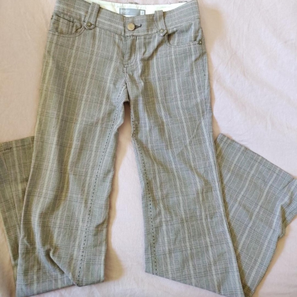 BISHOP BRAND PLAID PRINT PANT